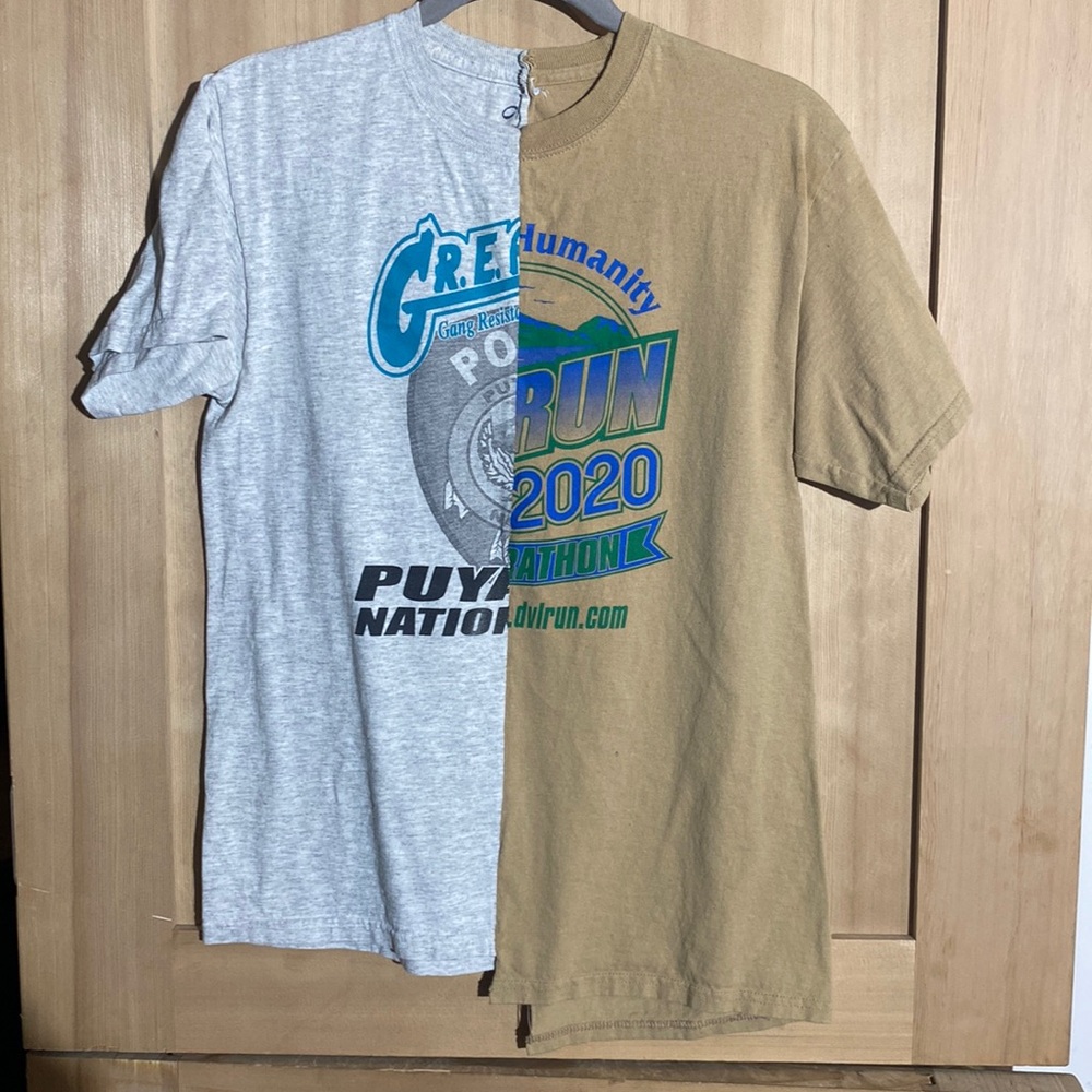 Custom half & half shirt